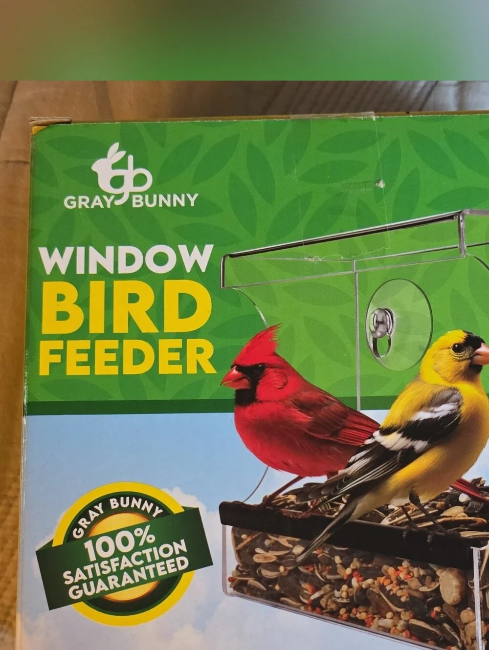Window Bird Feeder - Clear